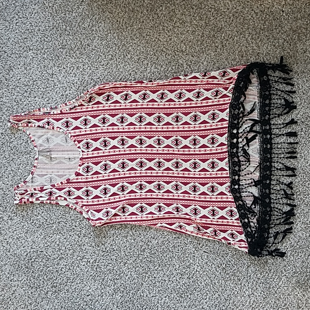 Aztec red Vanity tank top